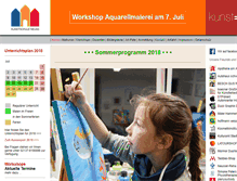 Tablet Screenshot of kunstschule-neuss.de